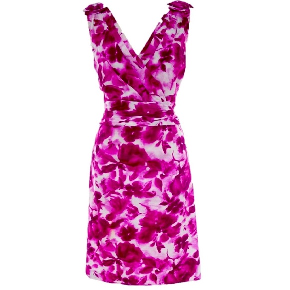 Alex Marie Dresses & Skirts - Alex Marie pink/White Sheath Dress